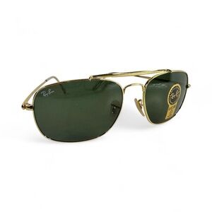 Ray-Ban RB 3560 The Colonel Sunglasses with Green Lenses